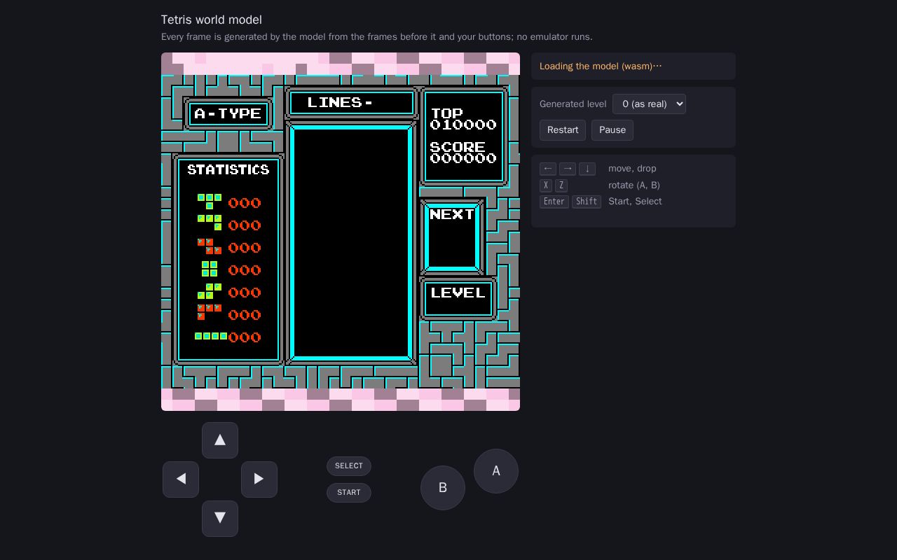 Preview of Tetris World Model