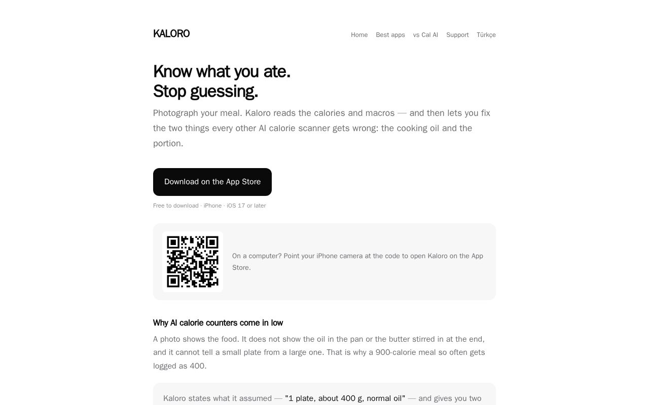 Preview of Kaloro Site