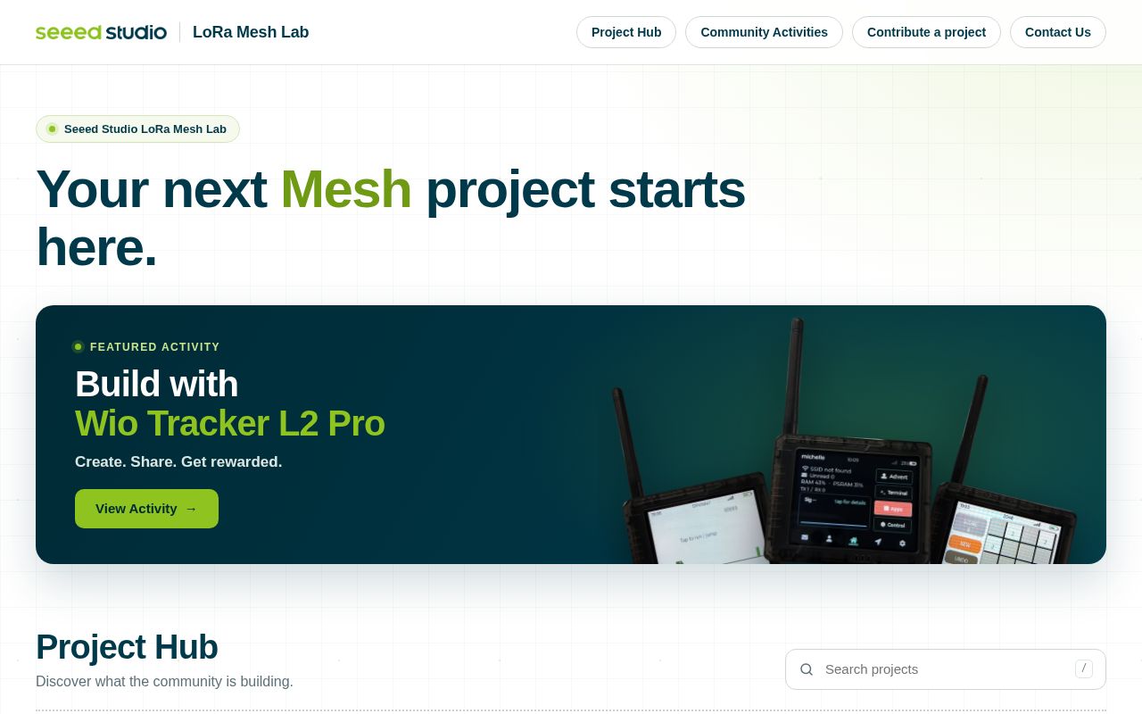 Preview of LoRa Mesh Lab