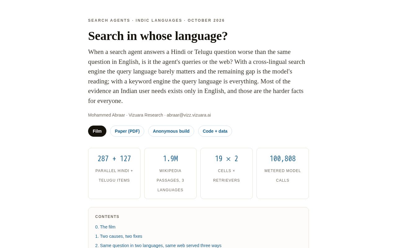 Preview of Indic Search Gap