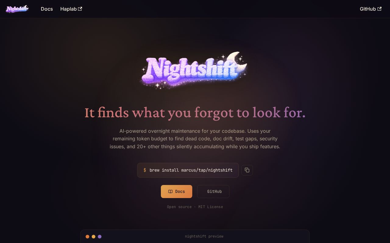 Preview of Nightshift