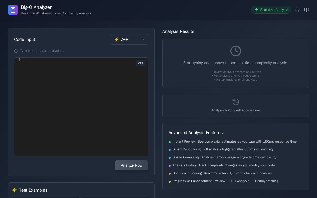 Preview of AlgoInsight: Big-O Analyzer