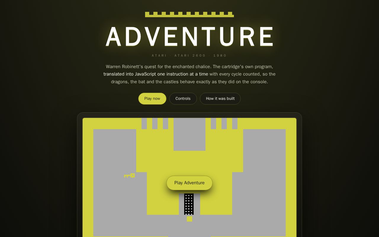 Preview of Adventure Rom Port
