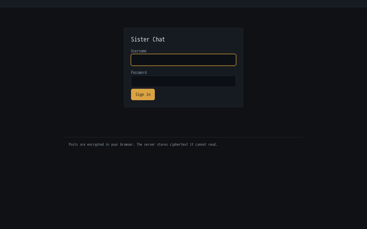 Preview of Sister Chat