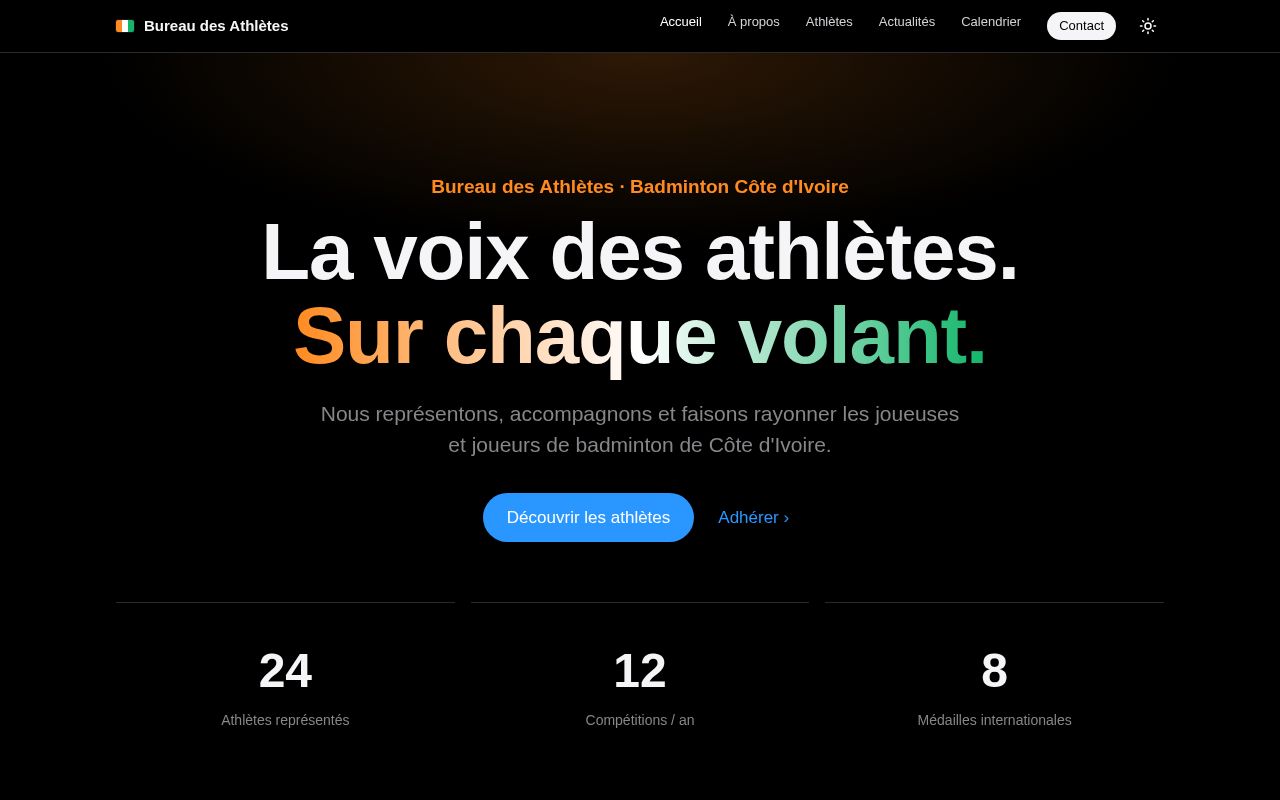 Preview of Site Web Bureau Athlees