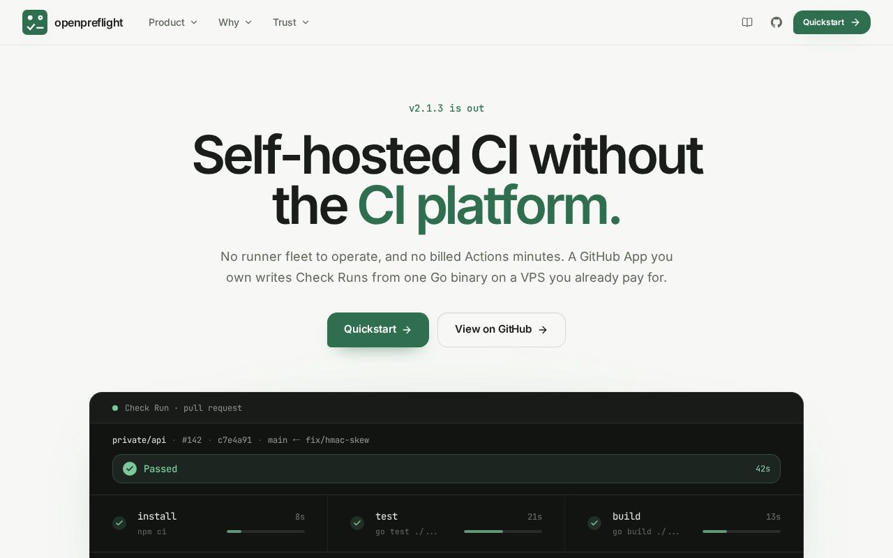 Preview of Openpreflight