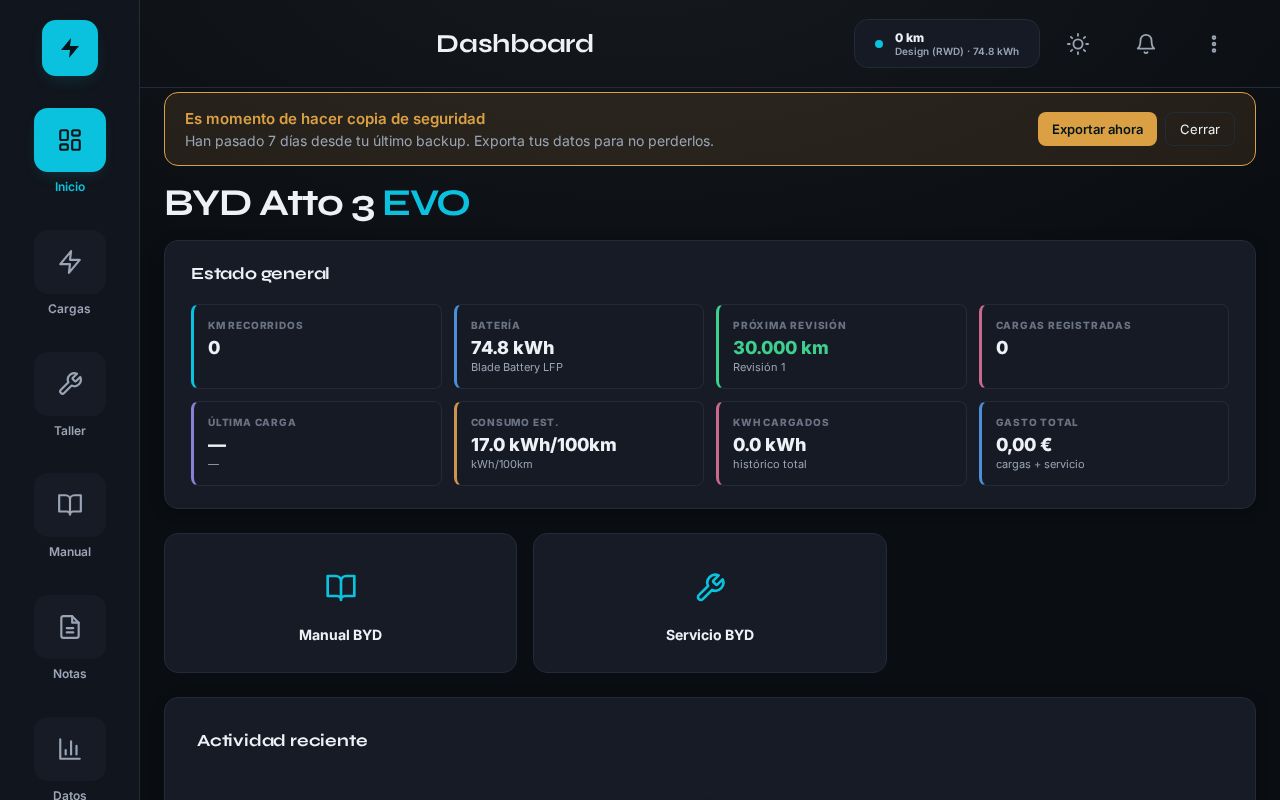 Preview of Ev Manager Evo
