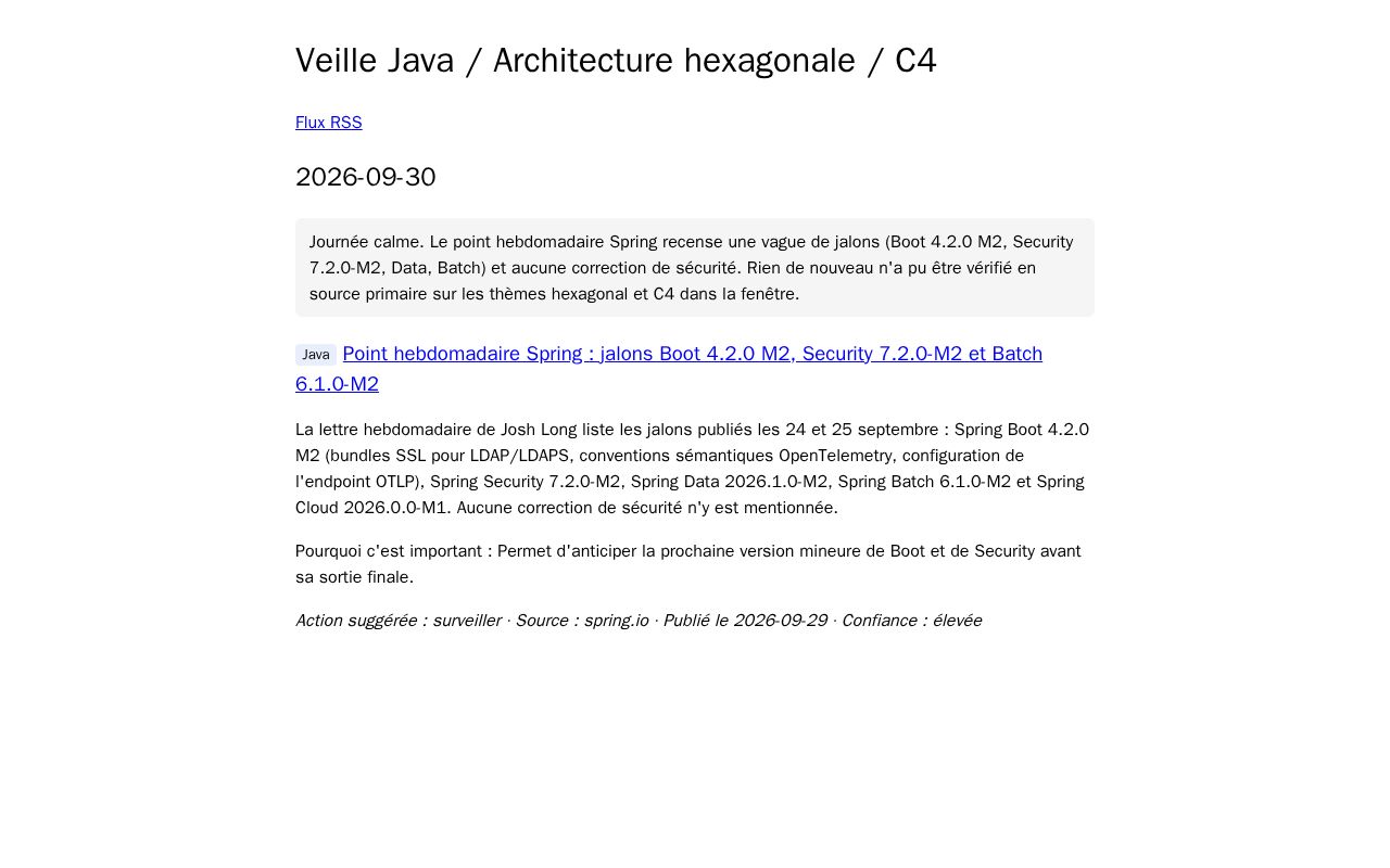Preview of Veille Technologique