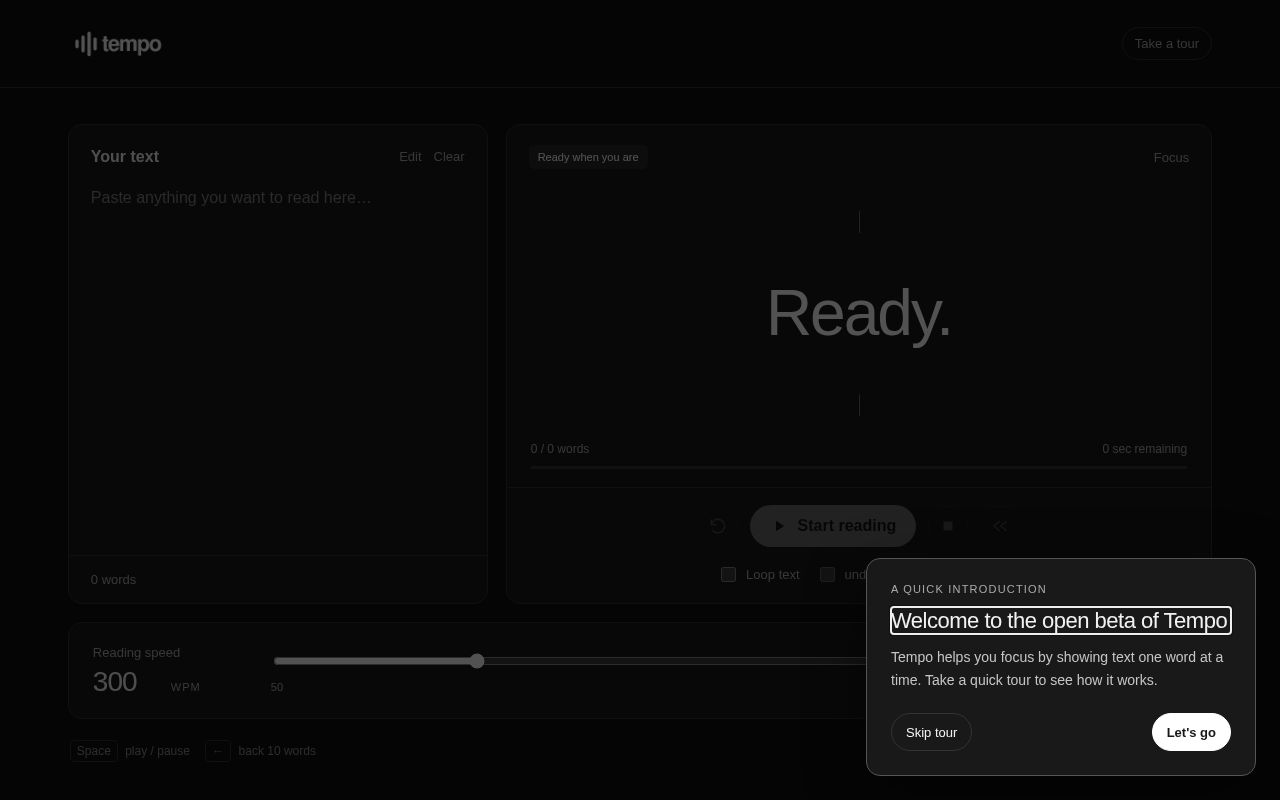 Preview of Tempo