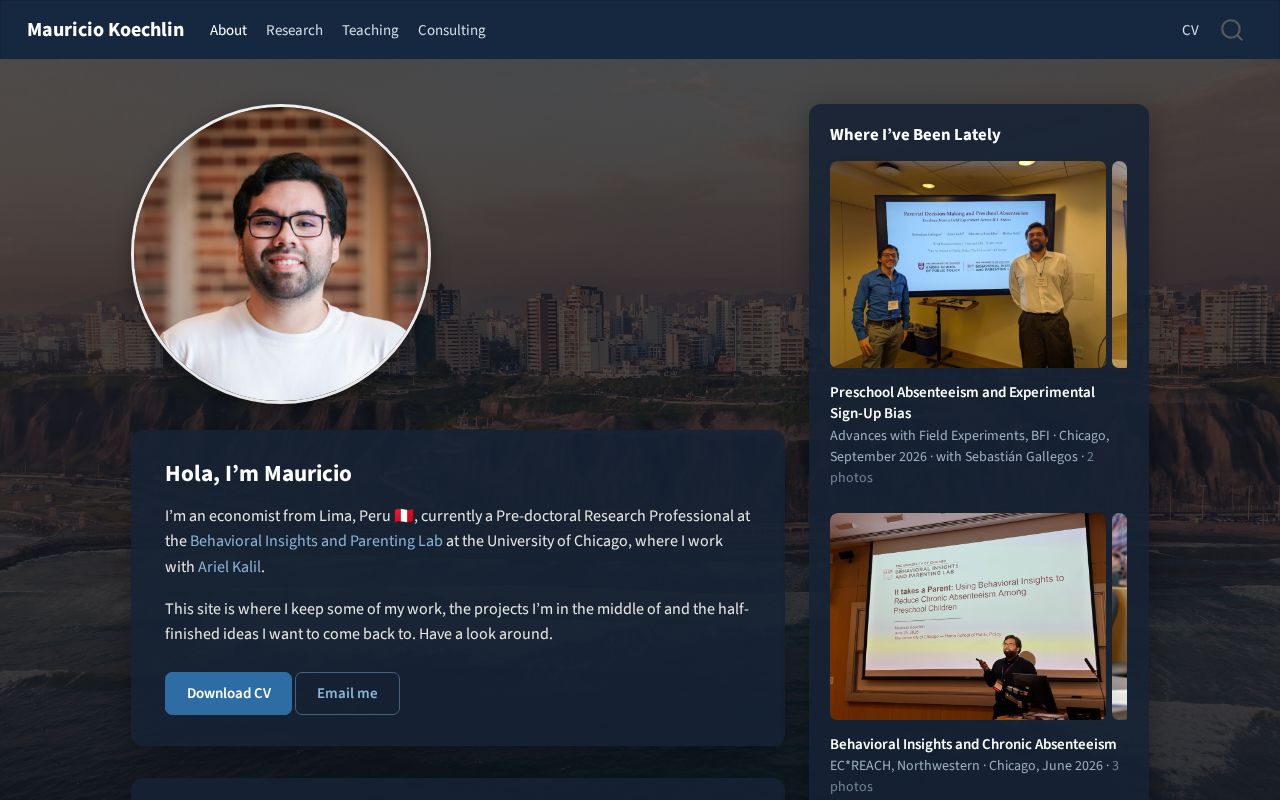 Preview of Maukoechlin Github Io