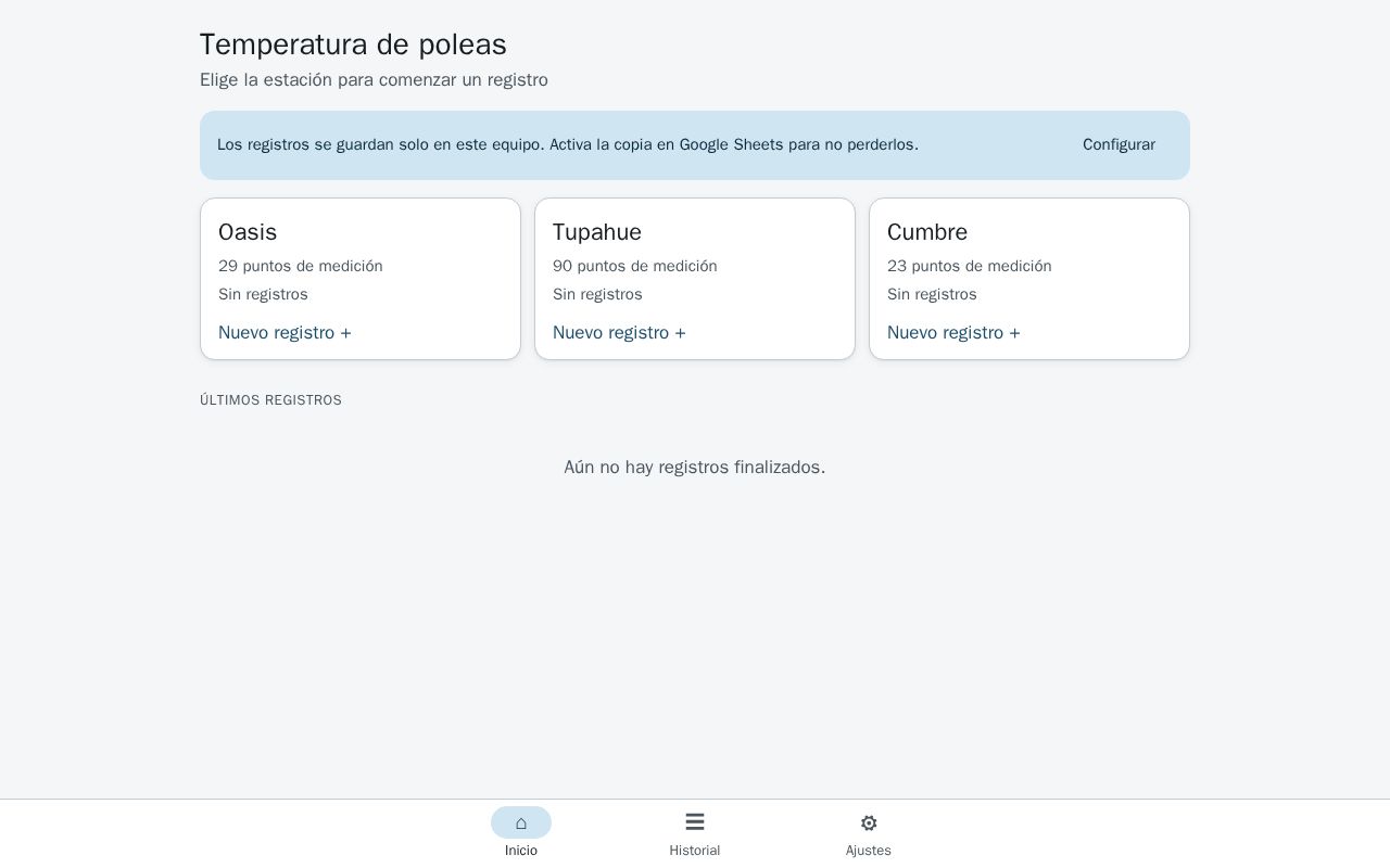 Preview of Temperatura poleas