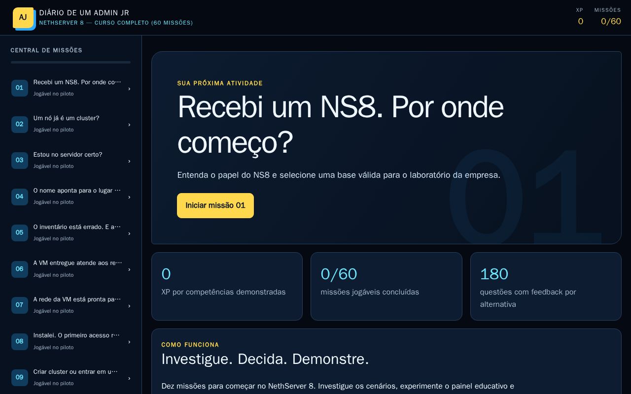 Preview of Diario Admin Jr Nethserver8