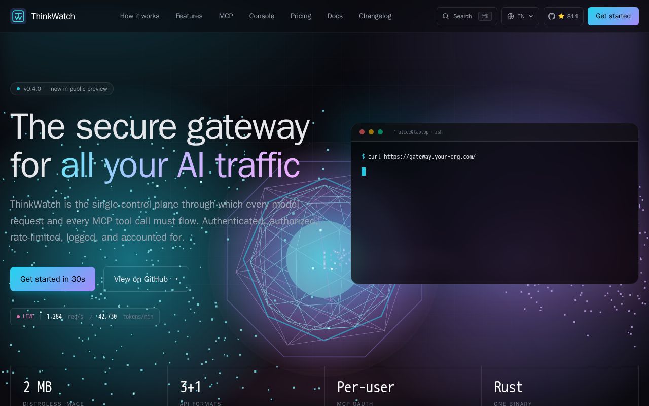 Preview of ThinkWatch Lite