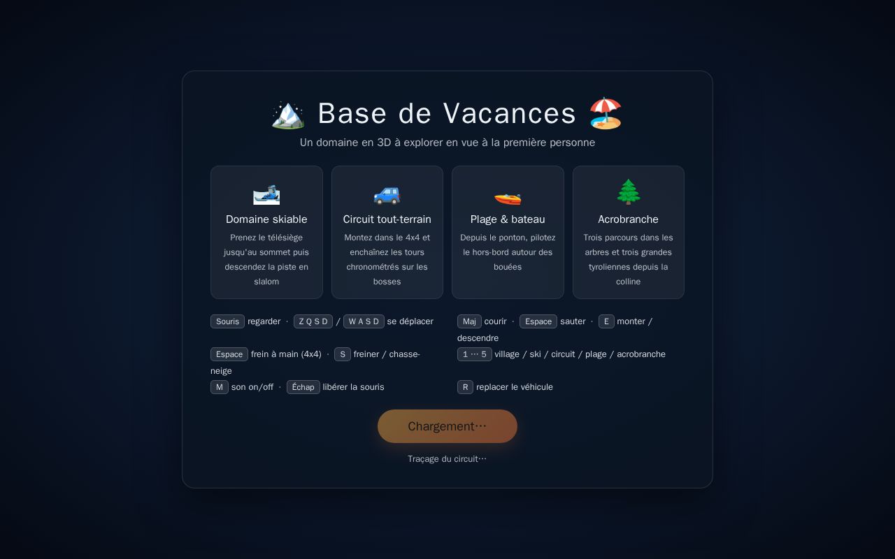 Preview of Base de Vacances