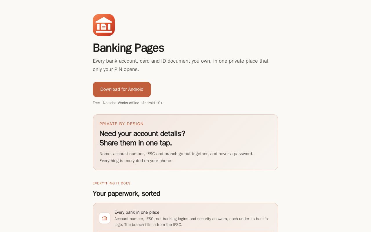 Preview of Bankingpages