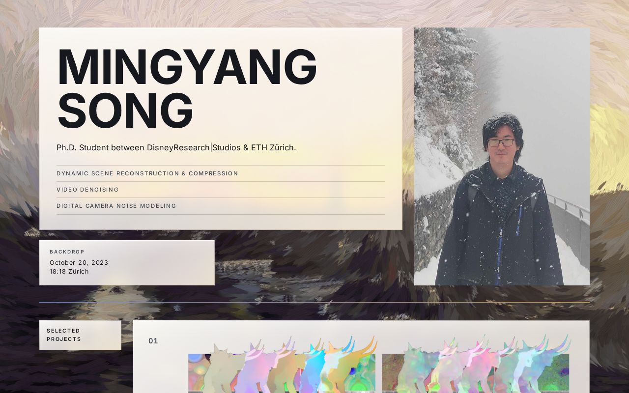Preview of Mingyang Song Github Io