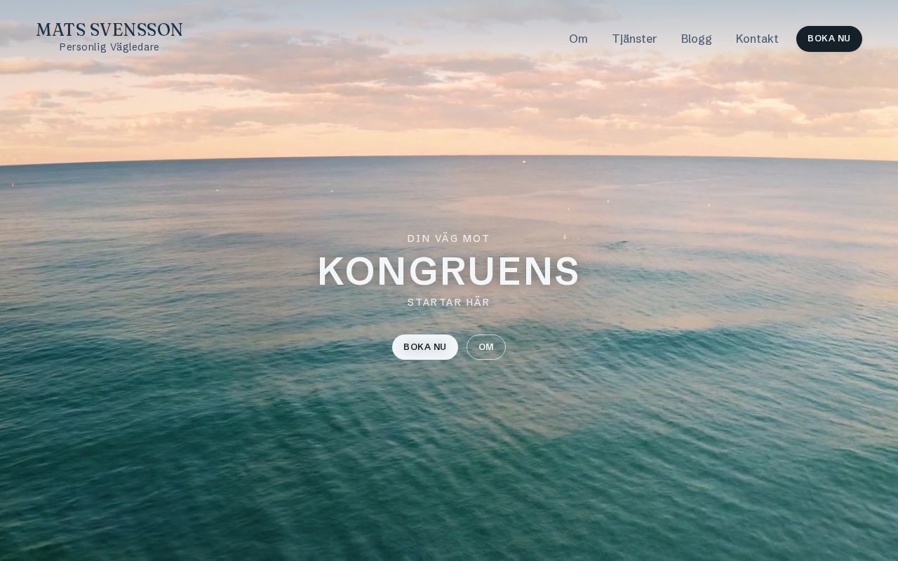 Preview of Kongruens Hemsida
