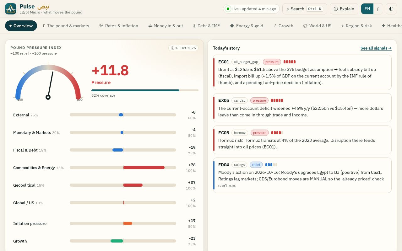 Preview of Egypt Macro Pulse