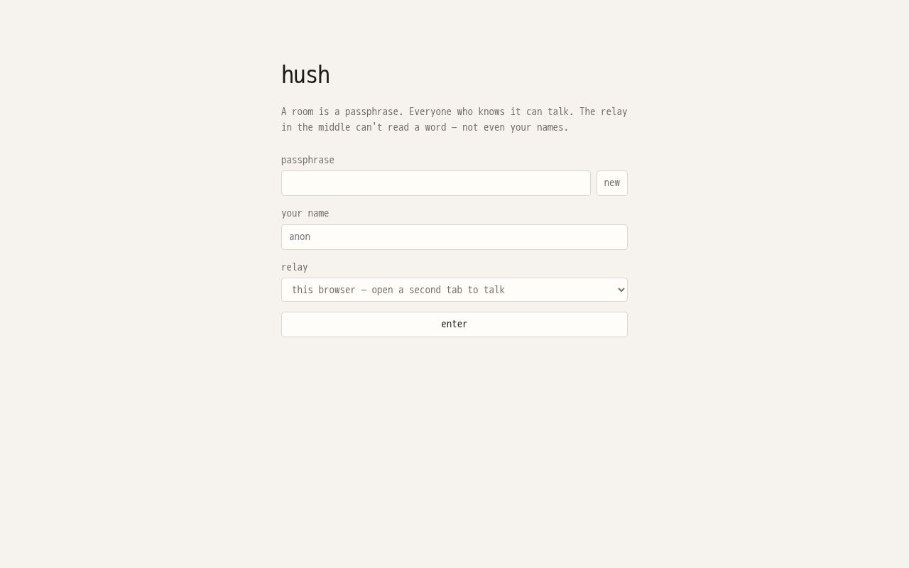 Preview of Hush