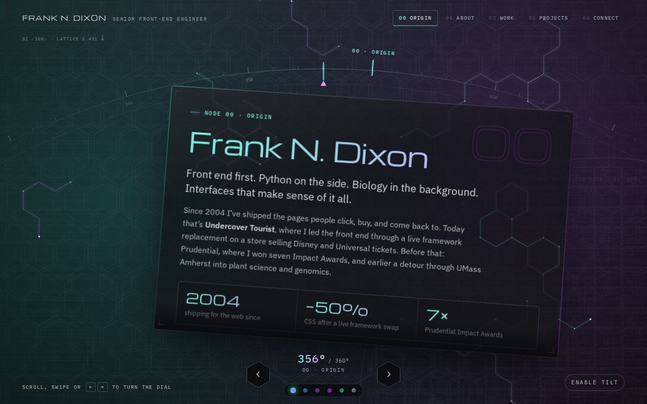 Preview of Frank Dixon Github Io
