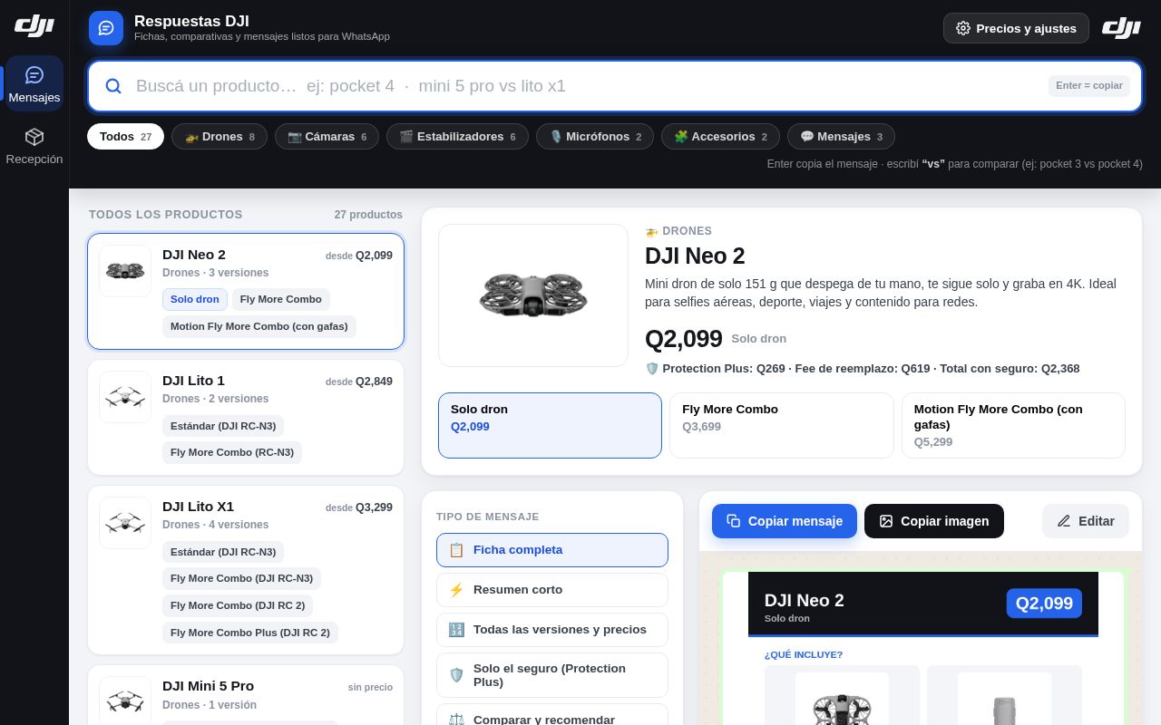 Preview of App