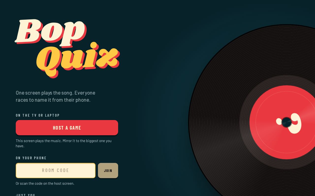 Preview of Bop Quiz
