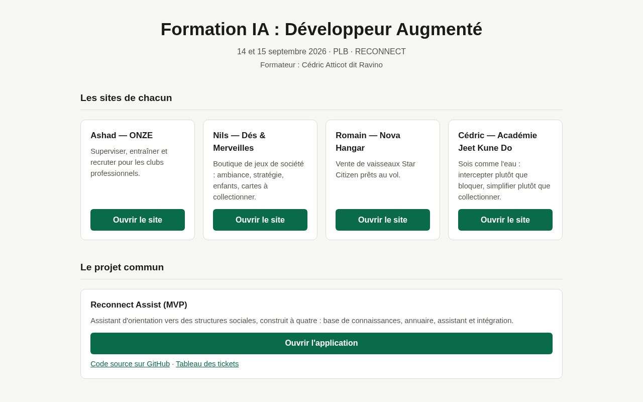 Preview of Formation - IA : Développeur Augmenté