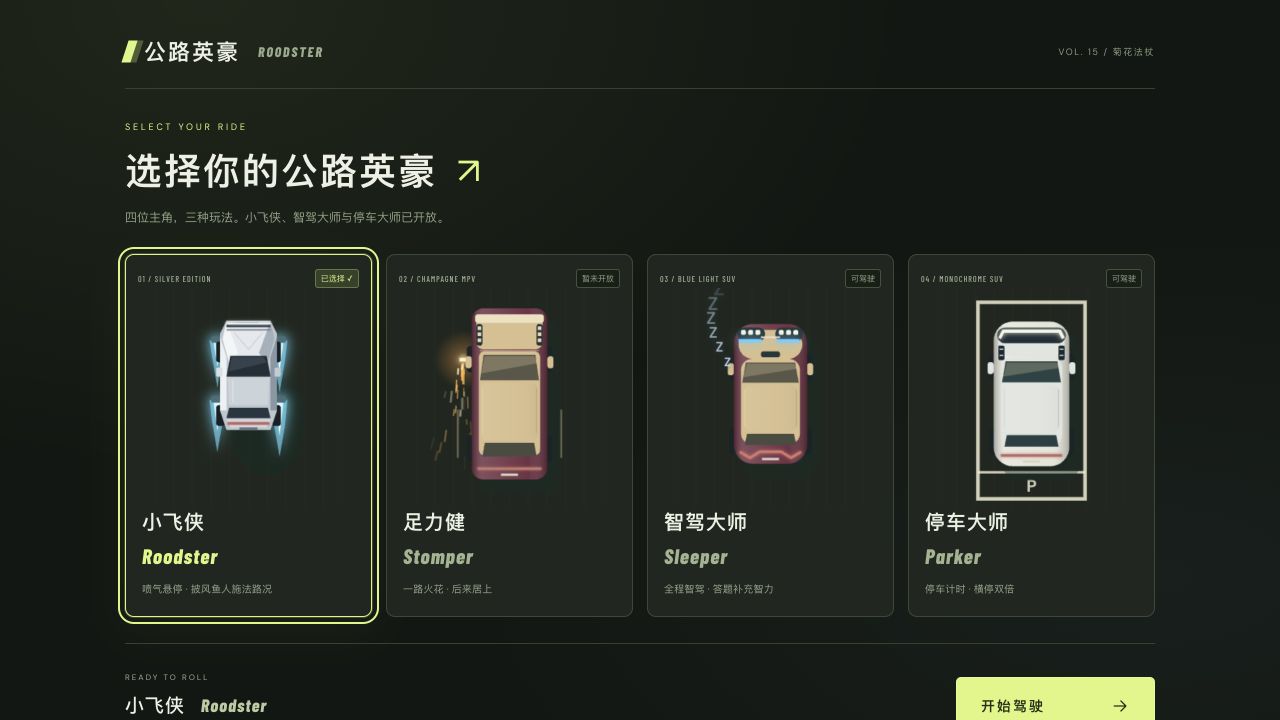 Preview of 公路英豪 · Roodster