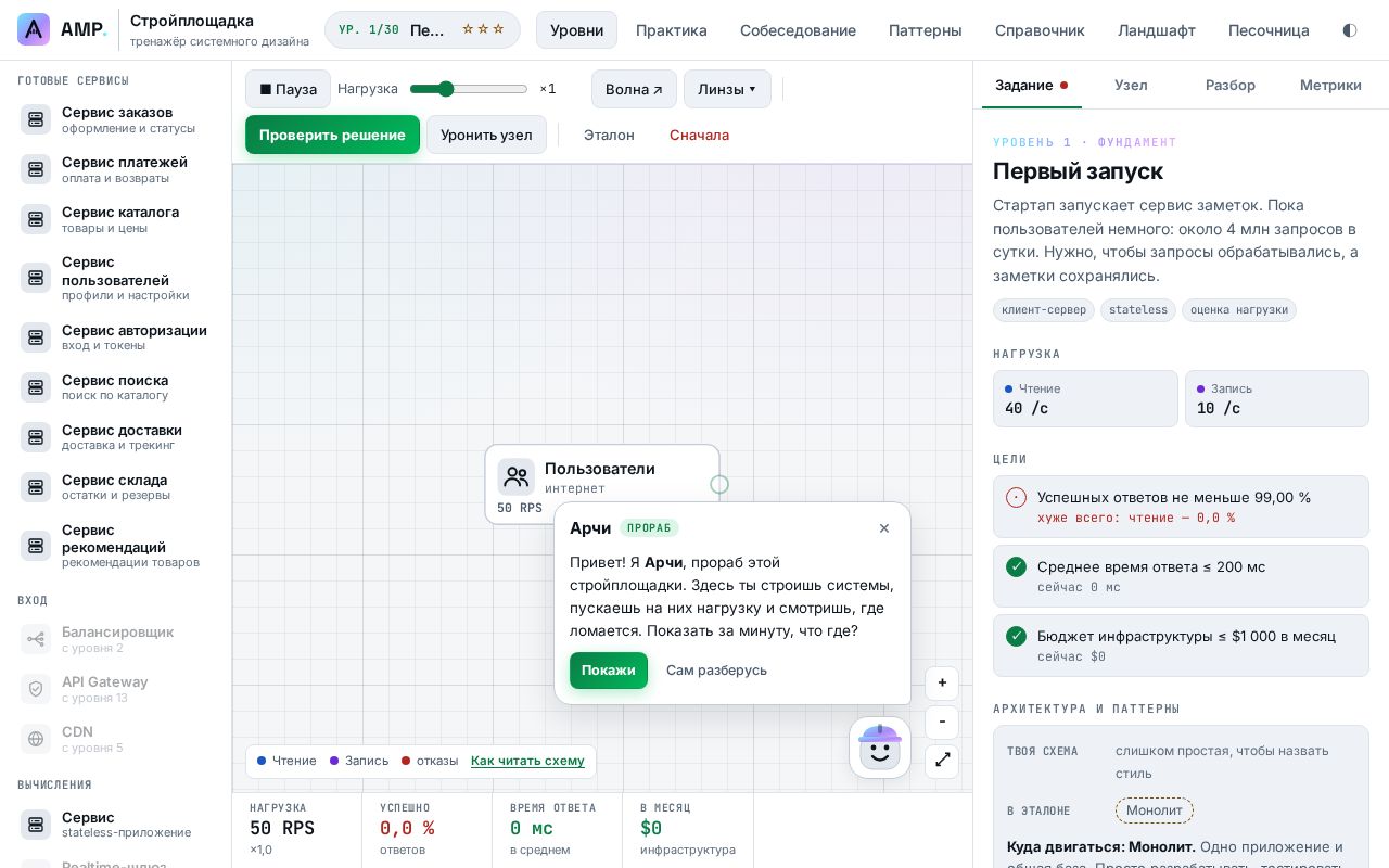 Preview of System Design Trainer