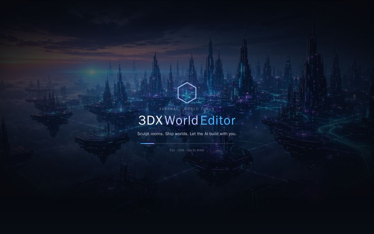 Preview of 3dx World Editor