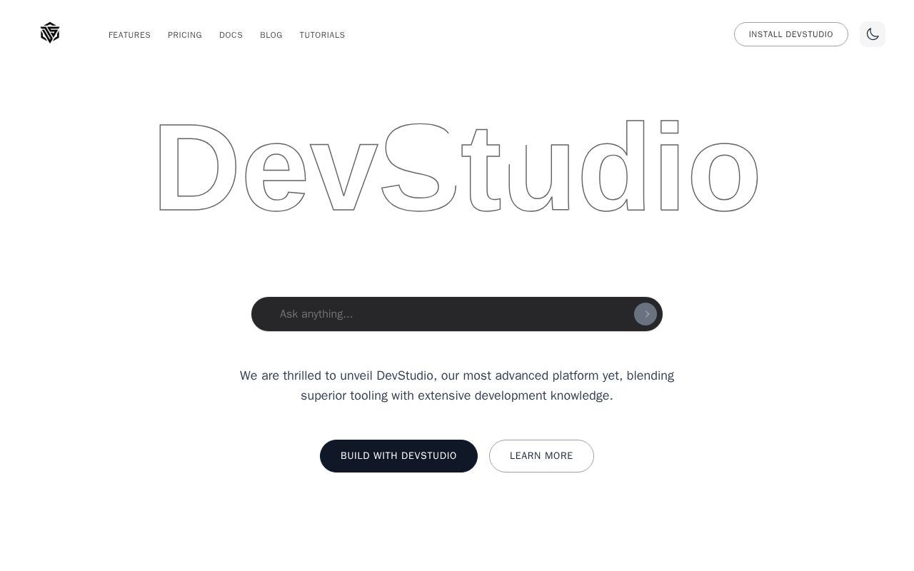 Preview of DevStudio