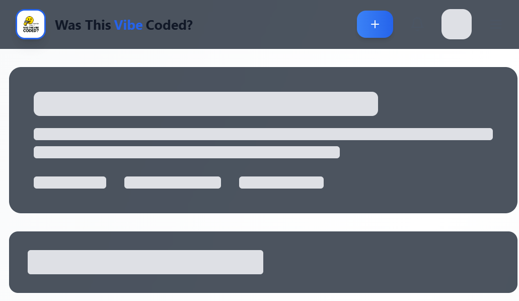 Preview of Was This Vibe Coded?