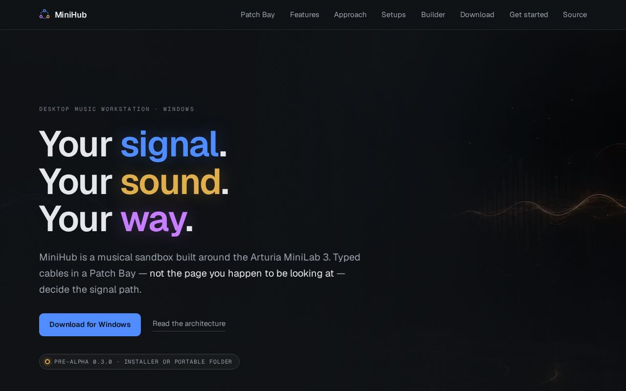 Preview of Minihub Site