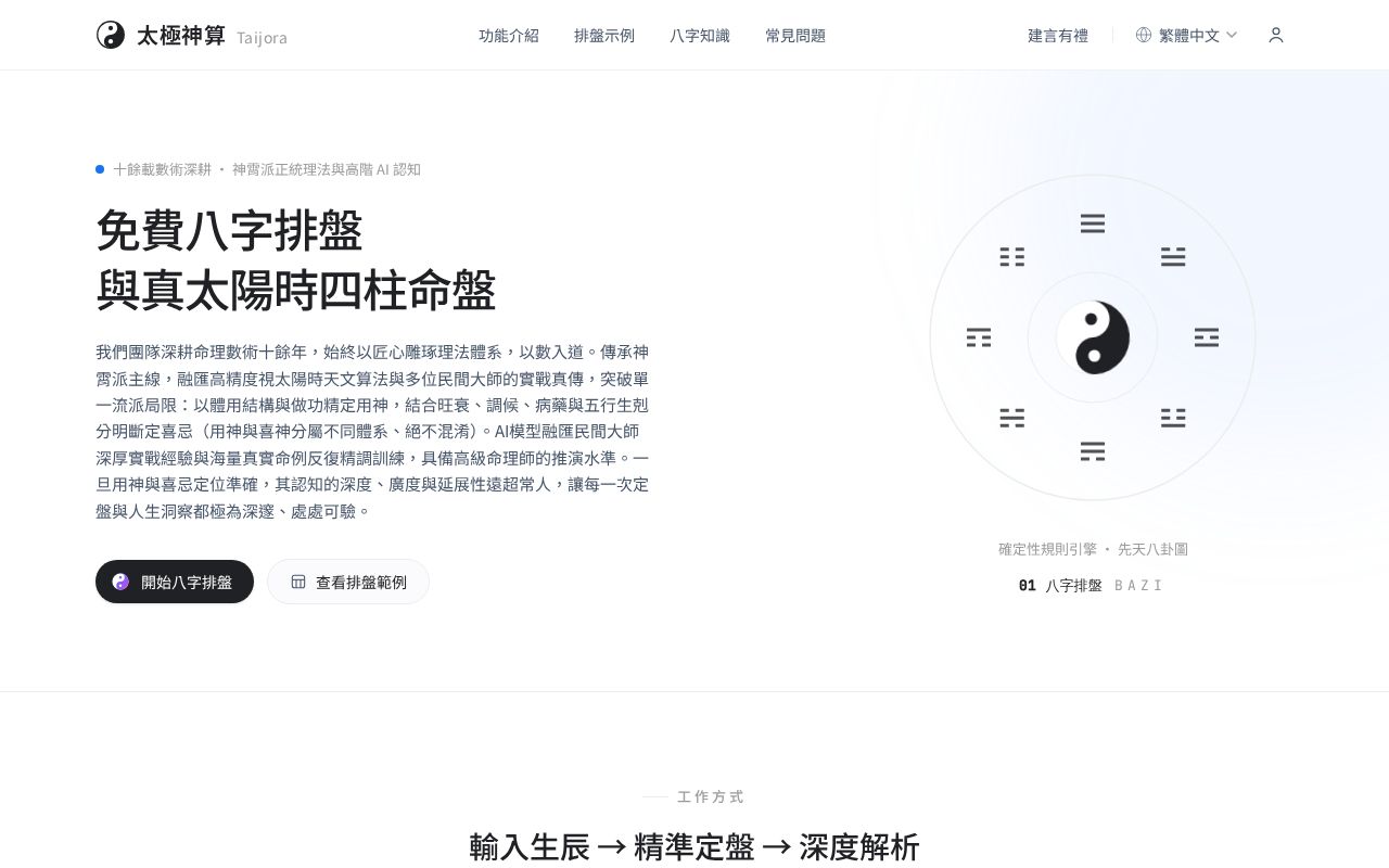 Preview of 八字排盤