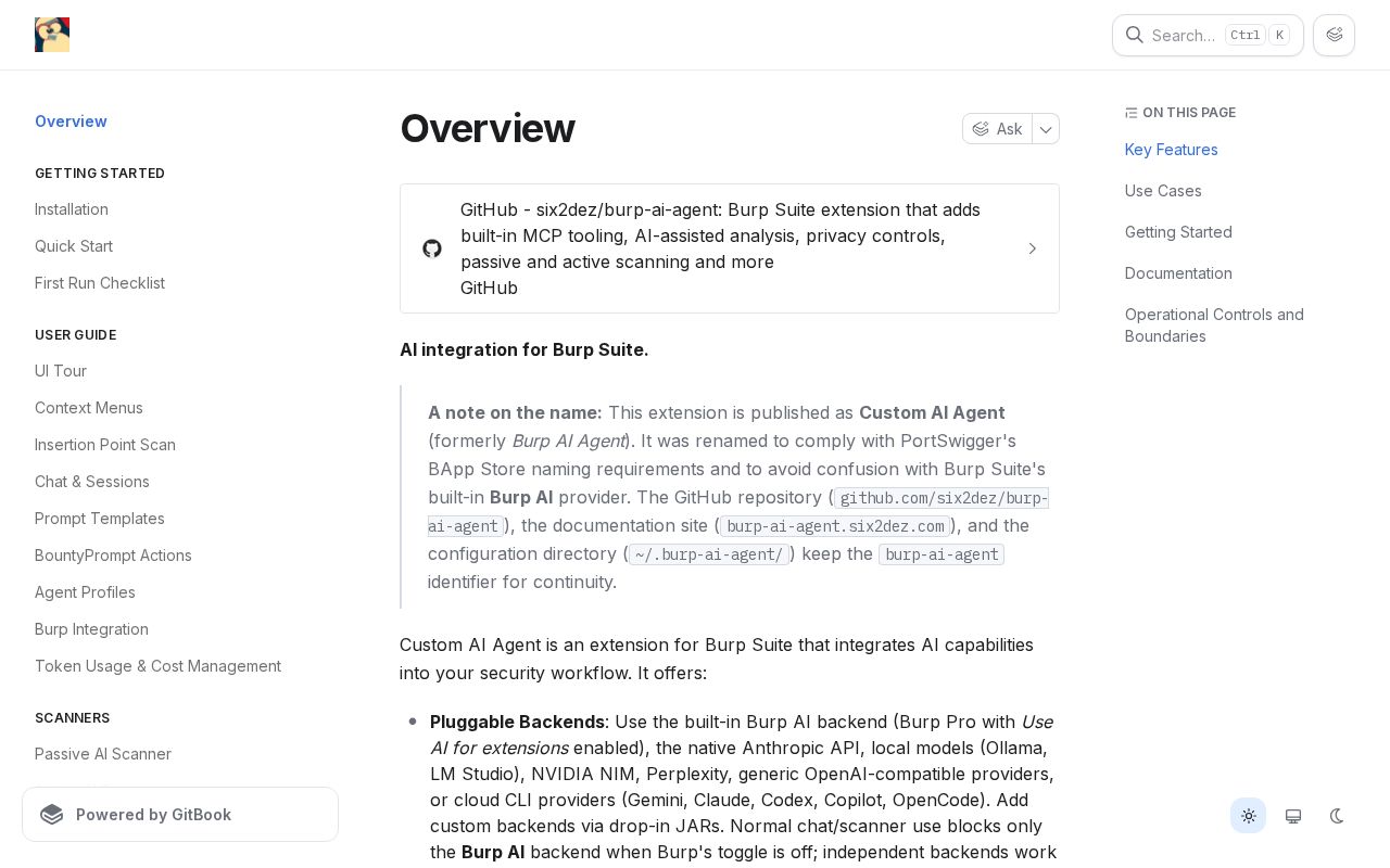 Preview of Burp Ai Agent