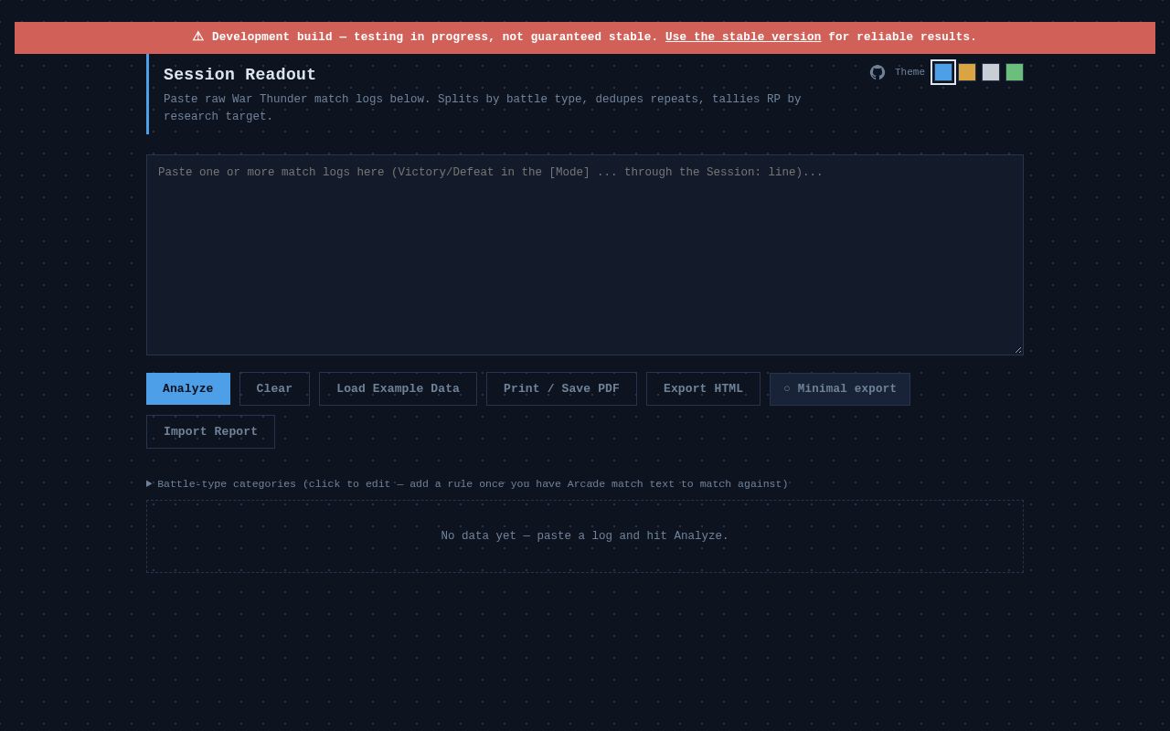 Preview of WT Tool Dev