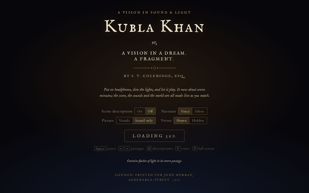 Preview of Kubla Khan