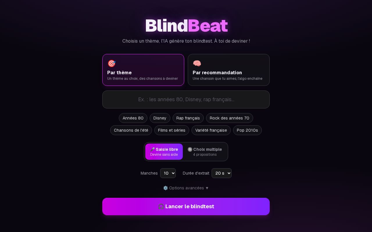 Preview of BlindBeats