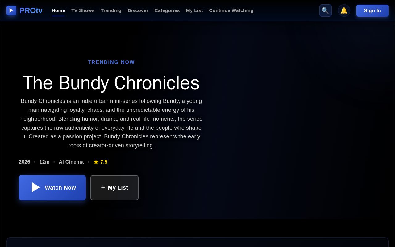 Preview of Streaming Platform