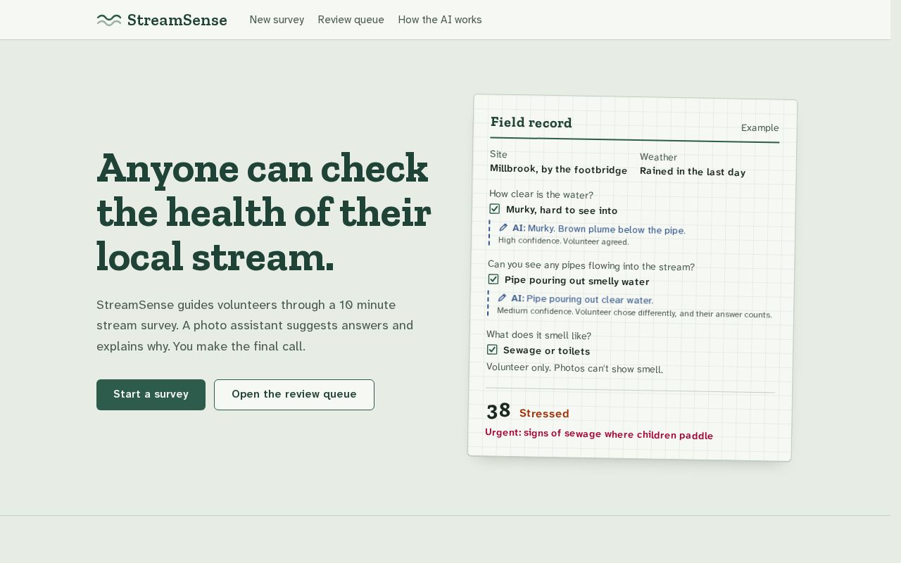 Preview of Streamsense