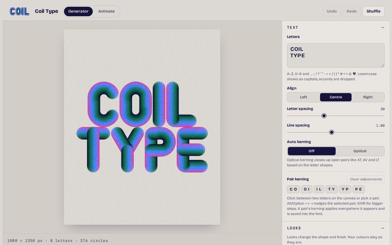 Preview of Coil Type
