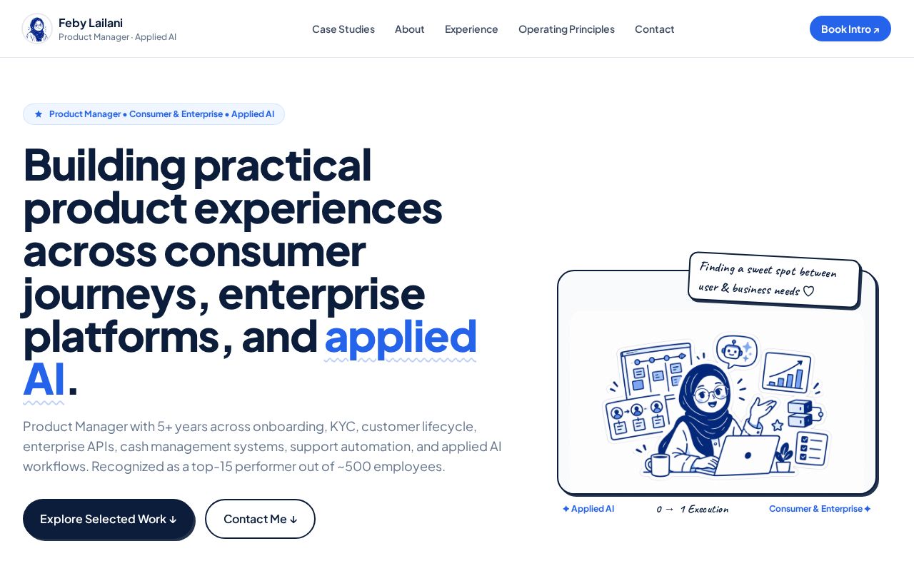Preview of Product Manager Portfolio of Feby Lailani