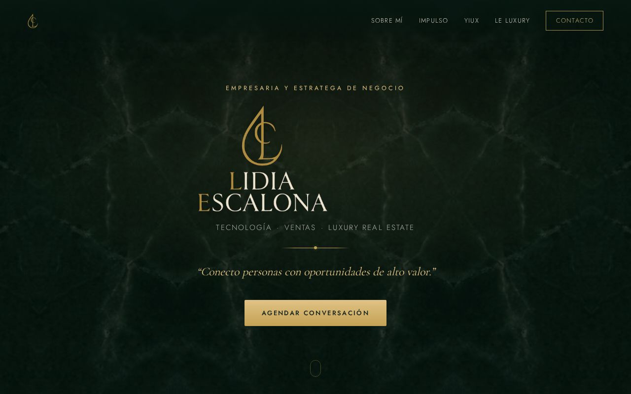 Preview of Landing personal de Lidia Escalona