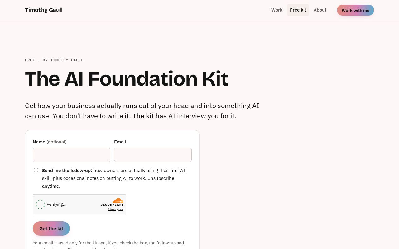 Preview of Ai Foundation Kit
