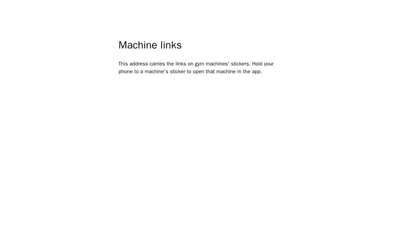 Preview of Machine links
