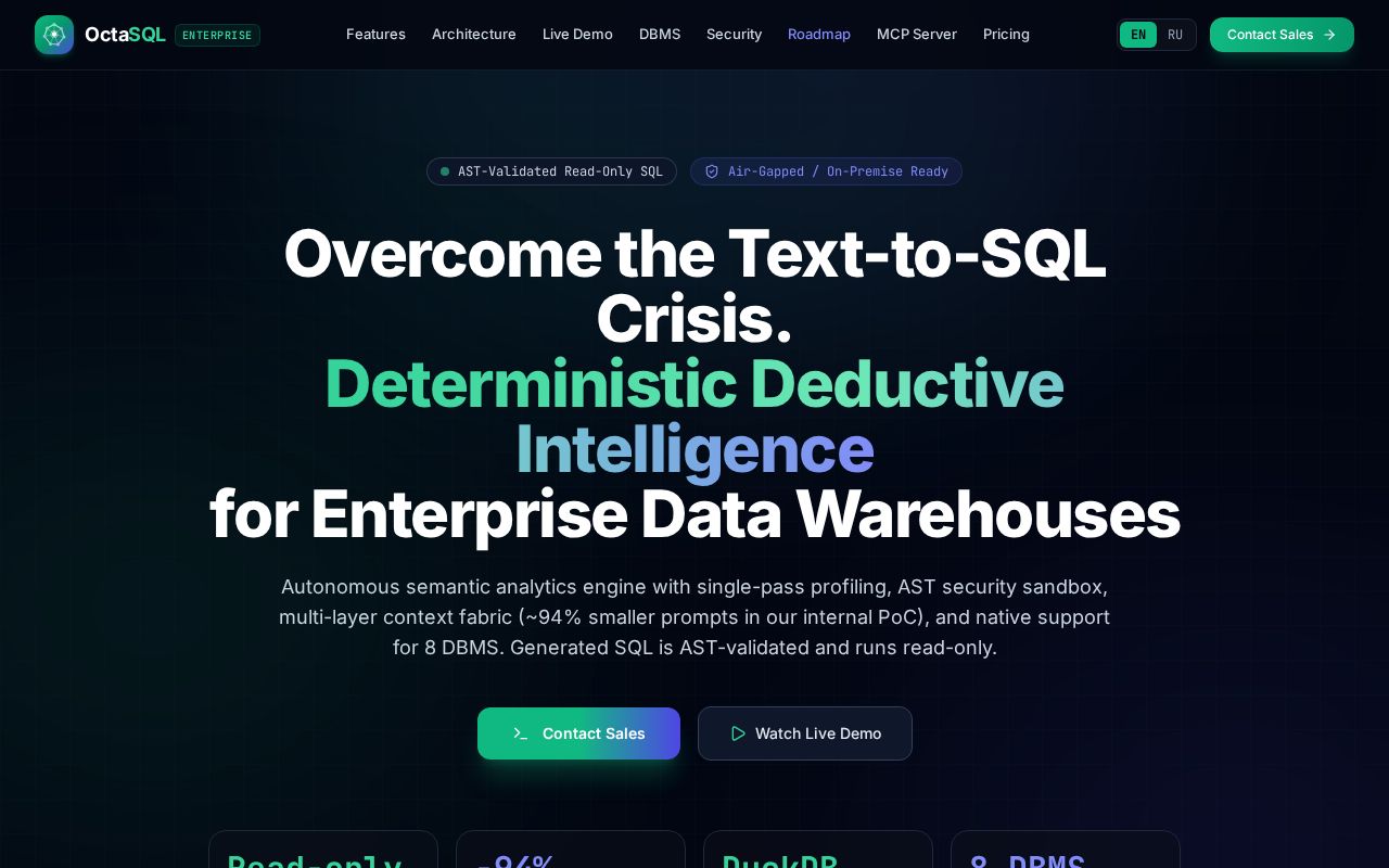 Preview of Octasql Landing