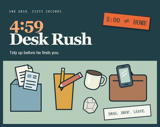 Preview of 4:59 Desk Rush