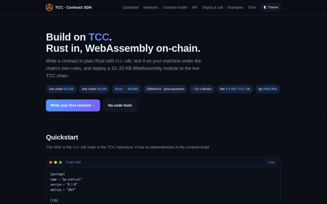 Preview of Tcc Sdk