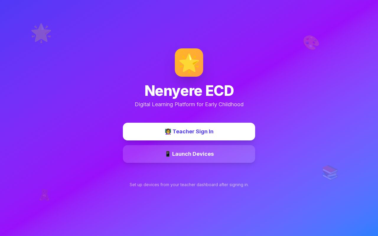 Preview of Nenyere ECD Server