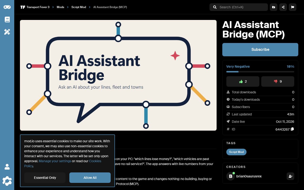 Preview of Tf3 Network Data Bridge